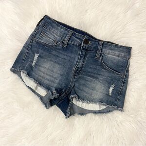 SO High Rise Shorty Jean Shorts